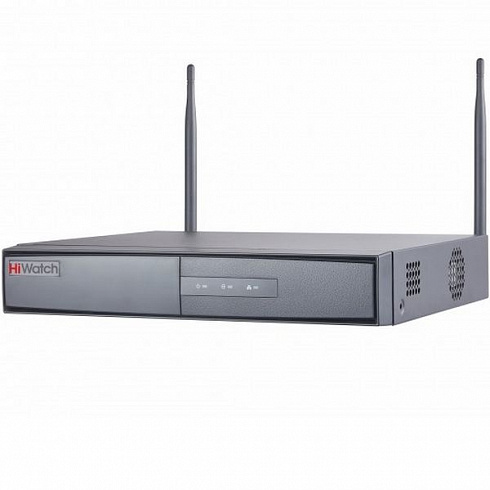 Сетевой 4-канальный видеорегистратор HiWatch DS-N304W c Wi-Fi модулем гибридные