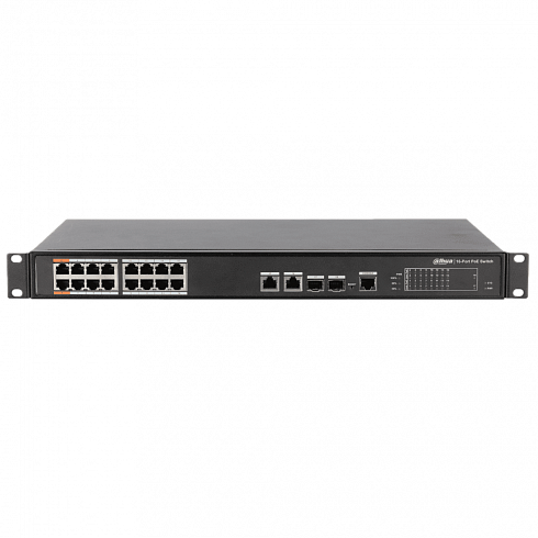 Управляемый 16-портовый Fast Ethernet РоЕ-коммутатор Dahua DH-PFS4218-16ET-240