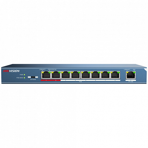 PoE-коммутатор Hikvision DS-3E0109P-E с 8 PoE-портами