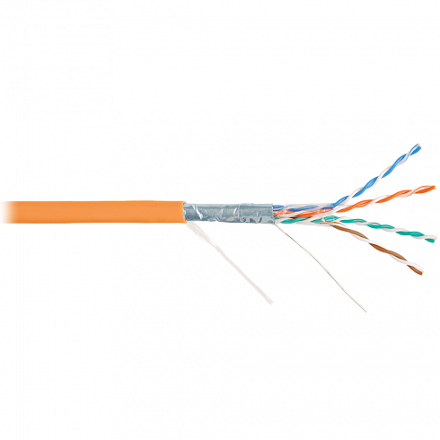Кабель NIKOLAN NKL 4200C-OR F/UTP пожаробезопасный