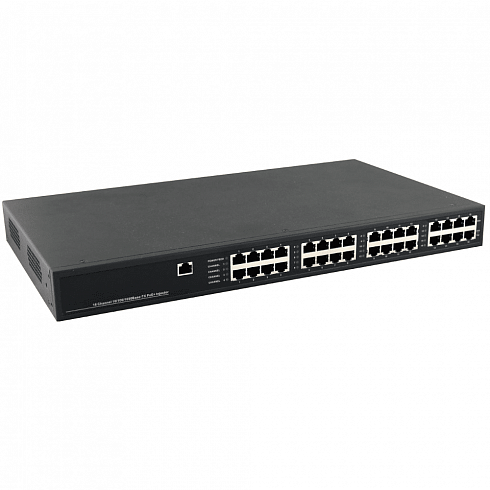 16-портовый управляемый Gigabit Ethernet PoE-инжектор Osnovo Midspan-16/250RGM