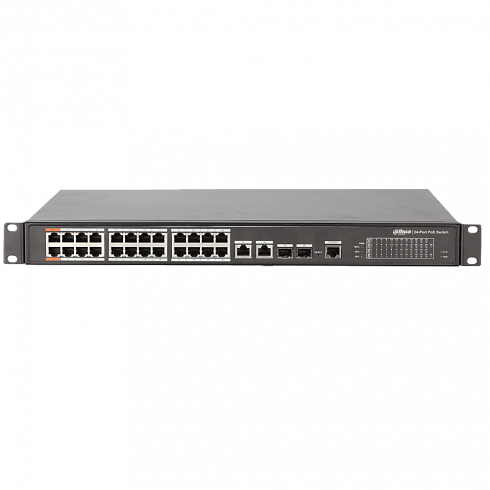 Управляемый 24-портовый FE РоЕ-коммутатор Dahua DH-PFS4226-24ET-360