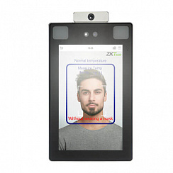 Терминал СКУД с распознаванием лиц и измерением температуры ZKTeco ProFace X[TD](установка на стену)