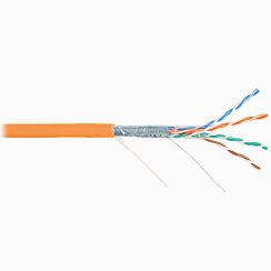 Кабель NIKOLAN NKL 4200C-OR F/UTP пожаробезопасный