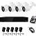 HTV-PLC-T2004KIT — комплект PLC видеонаблюдения на 4 уличные камеры 2 Мп
