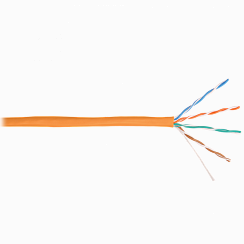 Кабель NIKOLAN NKL 4100C-OR U/UTP пожаробезопасный
