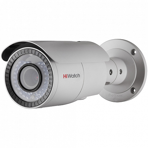 Бюджетный уличный 720p HD-TVI буллет HiWatch DS-T106 с вариофокальной оптикой