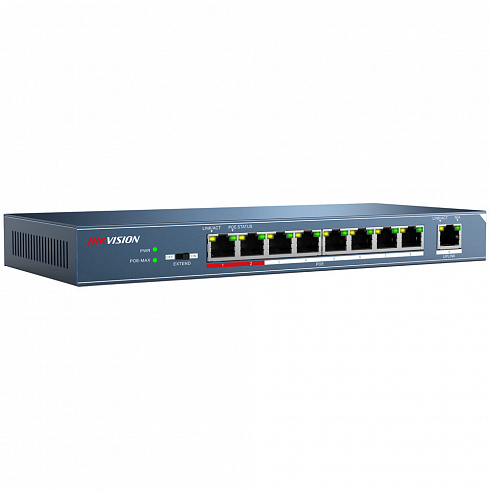 PoE-коммутатор Hikvision DS-3E0109P-E с 8 PoE-портами