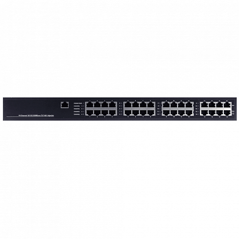 16-портовый управляемый Gigabit Ethernet PoE-инжектор Osnovo Midspan-16/250RGM